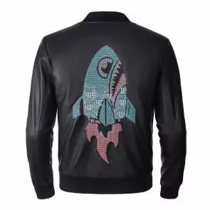 philipp plein jacket luxe pour homme shark rocket